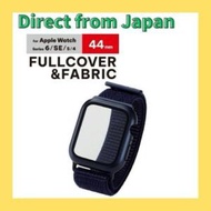 【Direct from Japan】Full Cover Case for Apple Watch 44mm with Integrated Fabric Band Apple Watch 44 N