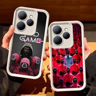 White Casing for Tecno POP 8 Spark 30C GO1 GO1S GO GO GO2 9 20 Pova 5 4 7 6 Pro 2024 2023 Plus Camon