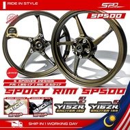 Y15 V1 V2 Y16 SPORT RIM SP500 I Front 1.85 - 17 Rear 2.50 - 17 I 5 SPOKES DESIGN I RCB PNP For YAMAH