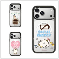 Wireless Magnetic For iPhone 17 16 15 14 13 Pro Max Plus Cute Lazy Dunks Acrylic Hard PC Back Cover 