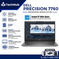 Dell Precision 7760 Engineering Workstation i7 11th Gen 128GB RAM 3200Mhz Speed 1TB SSD 8GB RTXA4000