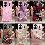 Clear Jelly Soft Phone Case For Realme GT Neo 5 240W GT 3 GT3 Neo5 SE 5G Casing Luxury Fashion Butte