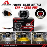 CR7 C628 BILED 3 COLOR RGBDEVIL 2.5 INC MATRIX X1 Biled Matrix X1 Headlight Original With Cooling Fa