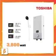 TOSHIBA เครื่องทำน้ำอุ่น DSK38ES5KW (3800W)