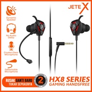 Headset Gaming Mic Earphone Gaming JETEX HX8 - Garansi 2 Tahun