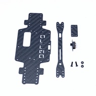 Replacement Carbon Fiber Chassis RC Car Bottom Plate RC Parts Compatible with WLtoys K969 K979 K989 