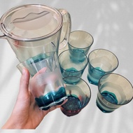 Tupperware Crystal pitcher set
