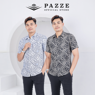PAZZE Modern Slim Fit Baju Batik