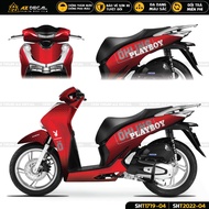 Tem Trùm SH Phong Cách PlayBoy Cực Chất | SHT-04 | Decal Trùm Dán Dàn Áo Xe SH 2017 - 2019 - 2020 - 