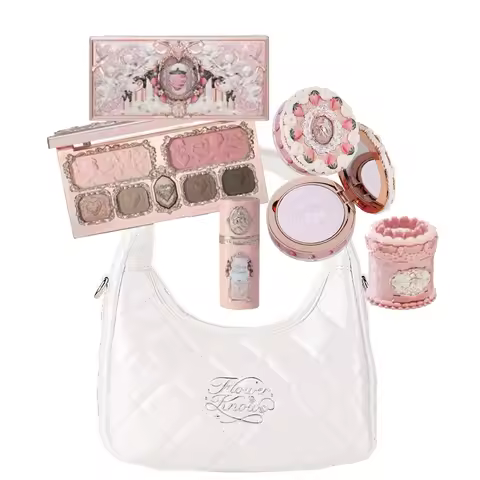 Flower Knows Strawberry Cupid Professional Makeup Set For Women Full Kit Gift Box Eyeshadow Lip Crea