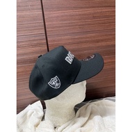 NE 9 Forty A Silver Metallic Cap La Raiders Black Baseball Cap Snapback Adjustable