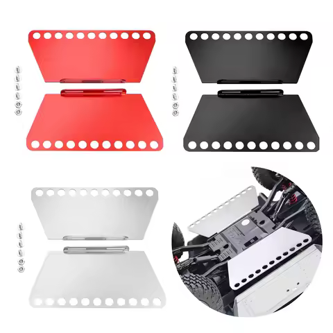 CNC Aluminum Alloy Pedal Side Plate Slider for MN78 MN D90 D91 D99S MN99SV2 1/12 RC Car Upgrade Part