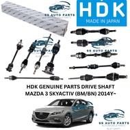 MAZDA 3 SKYACTIV (BM/BN) 2014Y~ HDK IN JAPAN DRIVE SHAFT