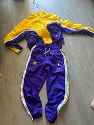 Nike Basketball NBA Lakers Tracksuit 外套vintage 風褸一套