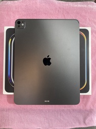 iPad Pro 13” 2025 (Gen 8) M5 256GB WiFi Space Black , 100% Battery Health (循環使用次數5次) , Apple Care to
