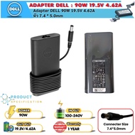 (ส่งฟรี ประกัน 1 ปี) Dell Notebook Adapter Chargerหัวขนาด 7.4 * 5.0 ไฟ 90W 19.5v 4.62a(Dell015)