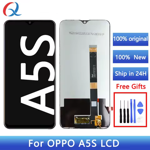 Original pantalla Oppo a5s lcd Digitizer Assembly oppo a5s a7 a12 screen replacement Mobile Phone Lc