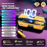 Armored LED Indicator Bluetooth Earphones – Extreme Low Latency for FPS Games, Long Battery Life Hea