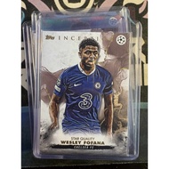 M510 Wesley Fofana Chelsea Topps Inception 2022/23 Football Card