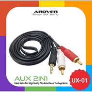 AROVER Audio to 2 RCA Jack Cable 3.5mm to 2 RCA Aux Cable 1.5m 2in1 Cable/