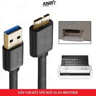 Genuine Brother ADS-1250W ADS-1700W scanner cable 0.5m 1m 2m long - FULL VAT