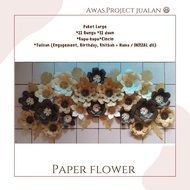 SALE Paper Flower Backdrop Bunga Lamaran Hiasan Dinding Dekorasi