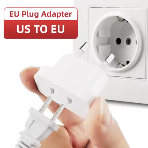 4.0/4.8MM Power Plug Adapter US To EU Europe Plug Power Plug Converter Travel Adapter China CN to EU