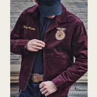 FFA American Vintage Workwear Long Sleeve Co-op Jacket for Men Youth High-end Trendy Embroidered Cor