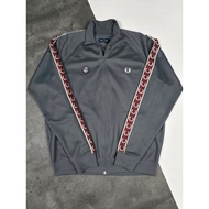 Fred Perry Tracktop Taped Grey Contrast - J4575 - R20 (100% Original)