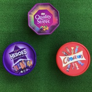 Chocolate Tubs (+ FREE GIFTS) CADBURY HEROES / CELEBRATIONS / NESTLE QUALITY STREET **HALAL**