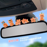 Kartun kreatif beruang hiasan kereta tempat duduk pewangi kereta hiasan cermin spion kereta comel Hadiah Hari Valentine