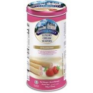 White Castle Luxury Cream Wafer ขนมเวเฟอร์ โอโจ้แท่ง 100 กรัม กล่องเหล็ก (เวเฟอร์แท่ง)  (เวเฟอร์พระร