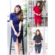 BASIC GI-ANTS SPLIT DRESS SPLIT DRESS/ - women's dress - beautiful dress - women's clothing - women'