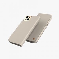 Overture iPhone 14 Vegan 環保皮革磁吸可拆式卡夾型皮套 (支援 Magsafe) 寧靜灰 99MO138011