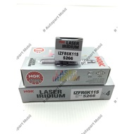 SPARK PLUG IRIDIUM SPARK PLUG NGK LASER JAZZ HRV CRV BRV FREED MOBILIO IZFR6K11S