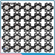 LUOLVUO 25PCS 3W LED Chips, 3W Power Ultraviolet Chip LED Chips, High Power 25PCS 395nm-400nm Alumin