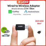 XUDA 2025 NEW  Wireless Android Auto Carplay Adapter A5 MINI G 2in1 Smart  For 99% Cars Plug and pla