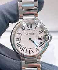 👑[現貨]🔥🔥Cartier Ballon Bleu 卡地亞蓝气球系列 W69011Z4 銀白面羅馬 表徑36mm 石英 淨表 cartier/cartier watch/ball watch/car
