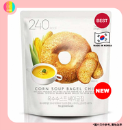 Delight Project - Delight Project - Corn Soup Bagel Chip 低熱量貝果脆餅乾- 粟米濃湯味 (平行進口)8809424550847