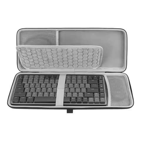 Geekria 75% Keyboard and Mouse Case, , Compatible with Logitech MX Mechanical Mini, Keychron K3 Vers