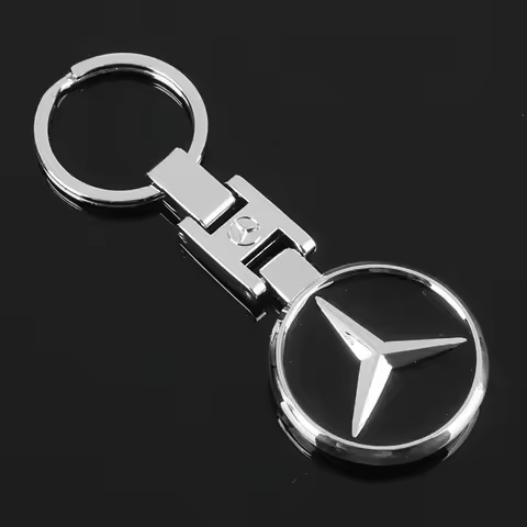Creative Metal Car Keychain Pendant Key Ring For Mercedes Benz AMG W203 W206 W220 W205 W211 W212 W20