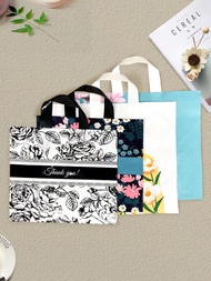 (50pcs) Premium Goodies Bag (M size-40x35cm & 45x40cm) Shopping Plastic Bag With Handles Clothes Pac