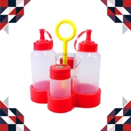 Ebony Set Plastic Ebony/ Ebony Spice Pot Set 4 Owls