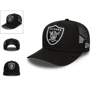 Men's Las Vegas Raiders New Era Black Team Collection 9SEVENTY Stretch-Snap Adjustable Hat F88W YLFW