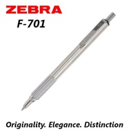 ZEBRA F701 FULL STAINLESS STEEL BALLPOINT PEN IRON BODY PEN
