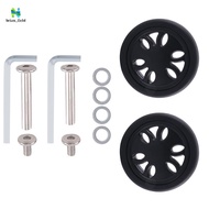 50Mm X15Mm Luggage Wheels Replacement Wear Resistant PU Caster Suitcase Replacement Wheels Luggage R