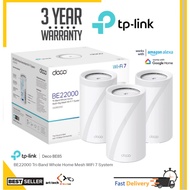 TP-LINK DECO BE85 | TP-LINK BE22000 WIFI 7 TRI-BND MULTI GIGABIT MESH WIFI ROUTER HOMESHIELD DECO BE