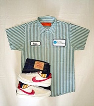 🇺🇸Soft Stripe Red Kap original vintage American work shirts