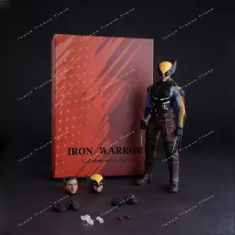 Original In Stock Nwtoys Wolverine Movable Soldier Model X Men Super Hero Iron Warrior Simulation 6"