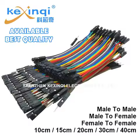 Dupont Line 10cm 15cm 20cm 30cm 40cm Male/ Female to Male / Female Jumper Wire Dupont Cable for Ardu